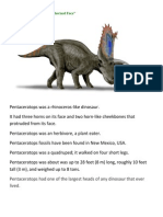 Pentaceratops: Pentaceratops Had One of The Largest Heads of Any Dinosaur That Ever Lived