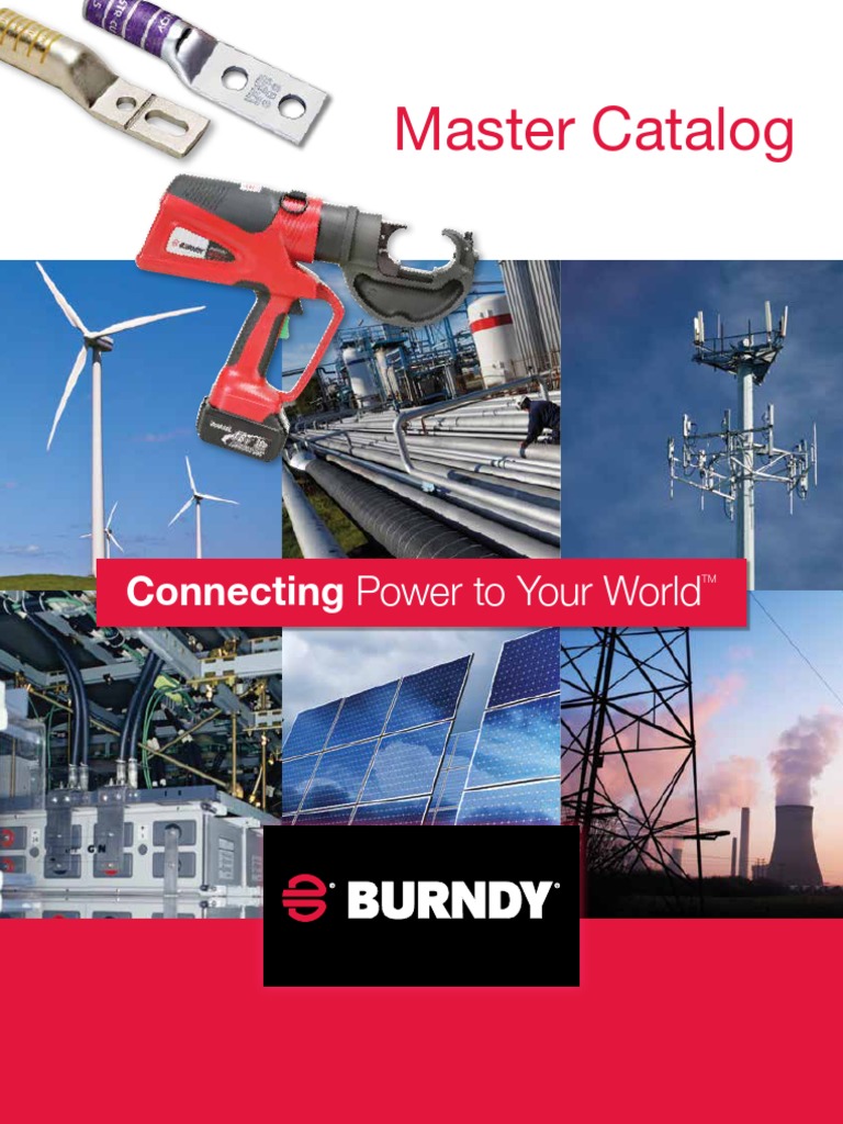 2014 burndy master catalog.pdf Screw Electrical Conductor