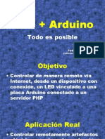 PHP + Arduino