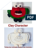 painting clay characters