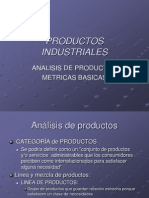 Analisis de Productos Industriales Metricas