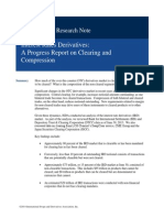 Interest Rates Derivatives: A Progress Report On Clearing and Compression