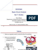 EECE263 Basic Circuit Analysis Set 7: Diodes