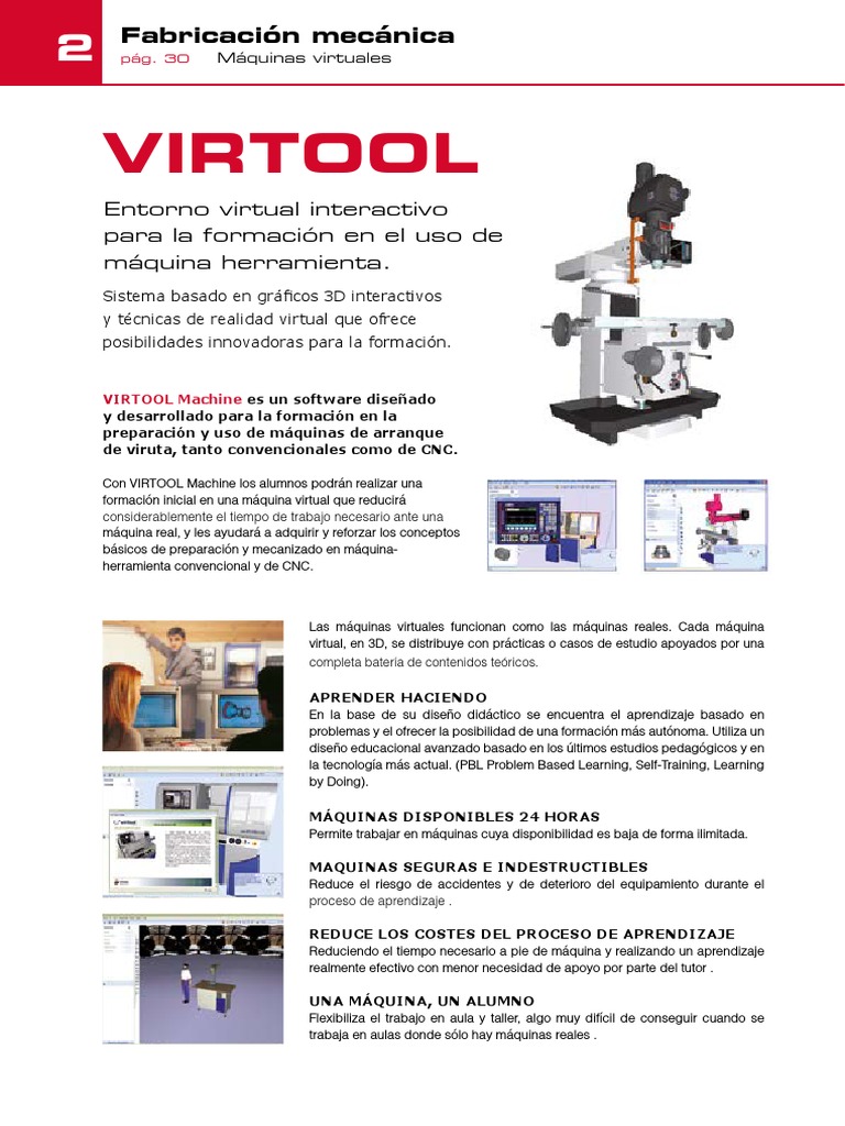 Formación en Máquinas Virtuales VIRTOOL | PDF | Control numerico ...