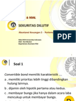 SOAL AK2 Pertemuan 4 Sekuritas Dilutif PDF