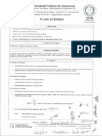 FTC123 Estruturas de Madeira - Plano de Ensino 2014-2