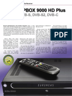 Abcom Ipbox 9000 HD Plus: HDTV Via DVB-S, Dvb-S2, DVB-C or DVB-T