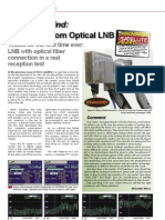 Global Invacom Optical LNB: First of Its Kind