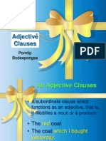 Adjective Clauses: Porntip Bodeepongse