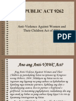 Anti-VAWC Act Tagalog