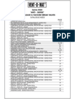 Series RGX "Anti - Surge" Air Release & Vacuum Break Valves: Content Catalogue Index