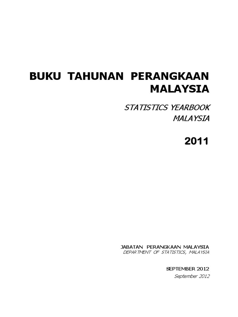 Buku Tahunan Perangkaan Malaysia 2011 Laporan Lengkap