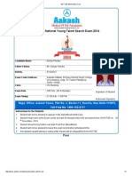 ANYTSE-2014 Admit Card PDF