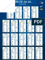 Jadwal Serie A 2014/2015