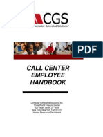 Call Center Employee Handbook 2011