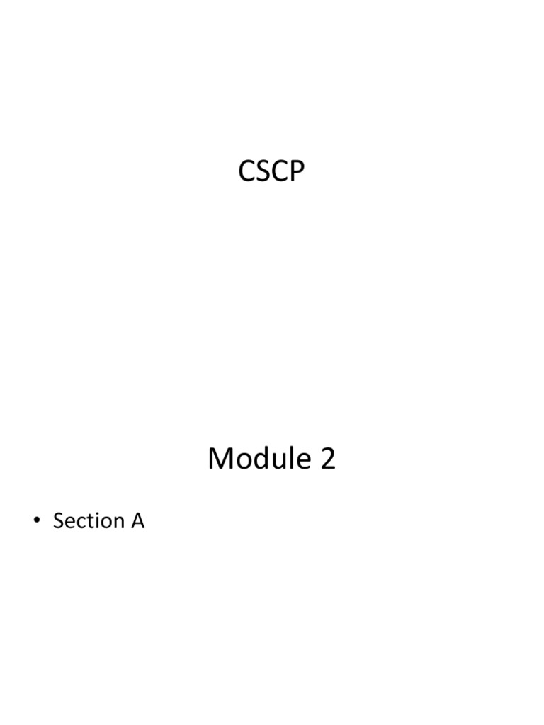 CSCP基礎問題集