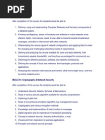 Computer Networks: MCA-E14: Cryptography & Network Security