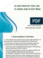 Le Van Chuong-Policies and practice that can promote green jobs in Viet Nam