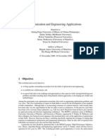 Optimization and Engineering Applications: 1 Objectives