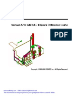 CAESAR II Quick Reference Guide PDF