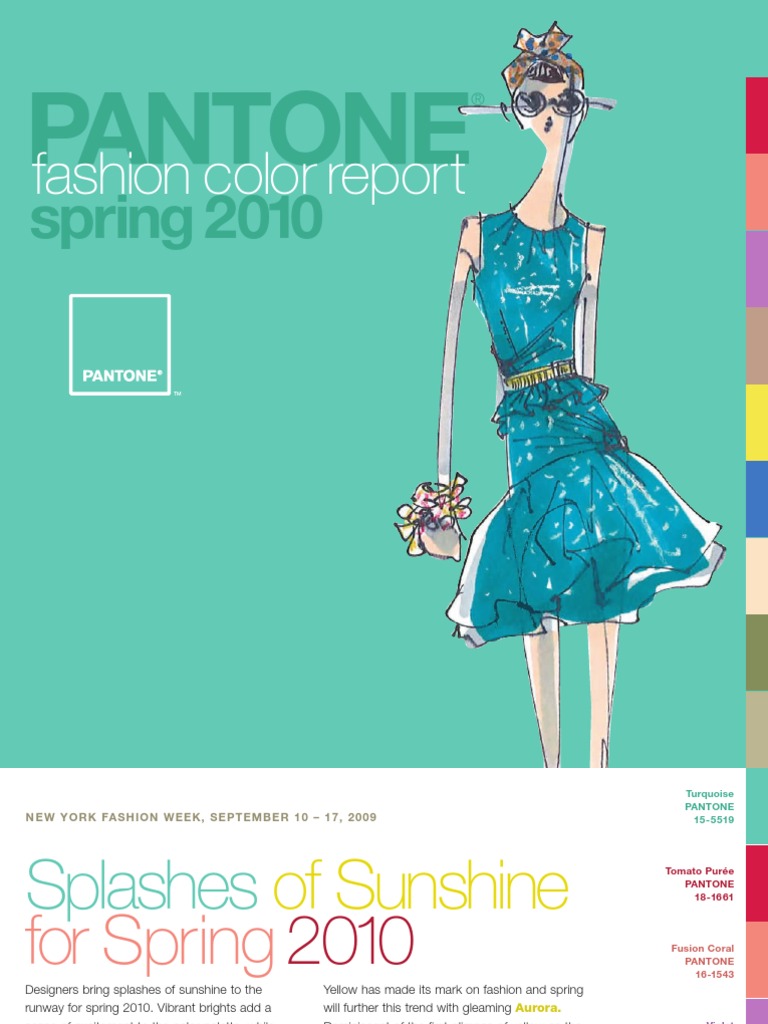 PANTONE Fashion Color Report PDF Color Fashion