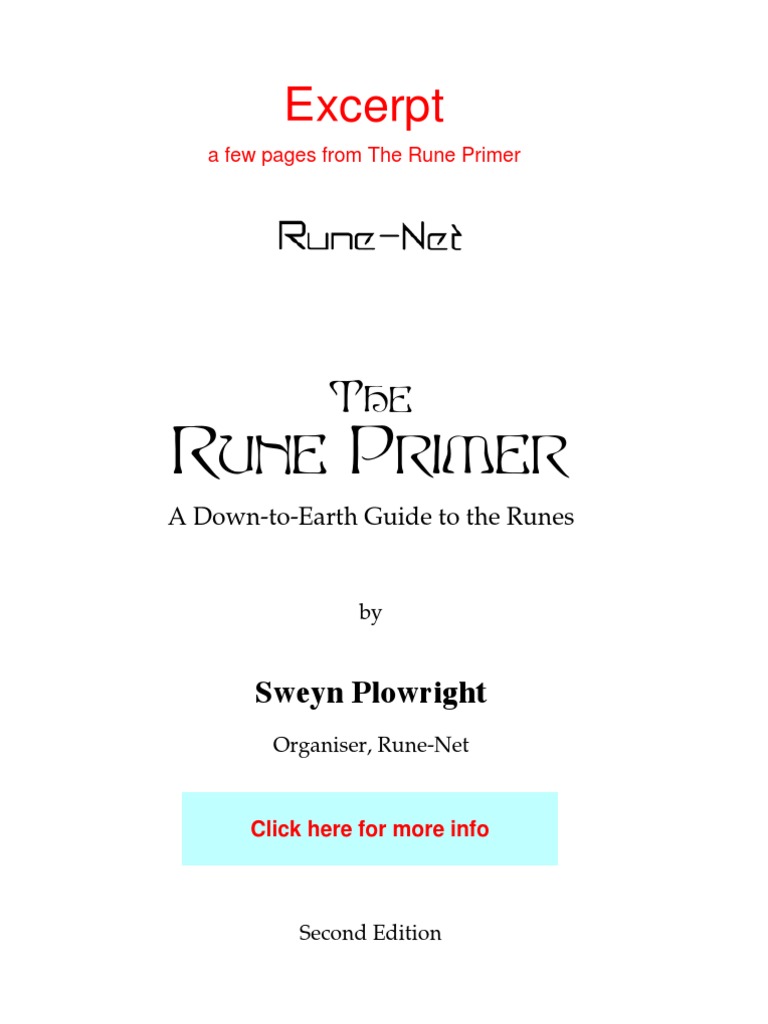 Nordic Runes, Book by Paul Rhys Mountfort, Official Publisher Page
