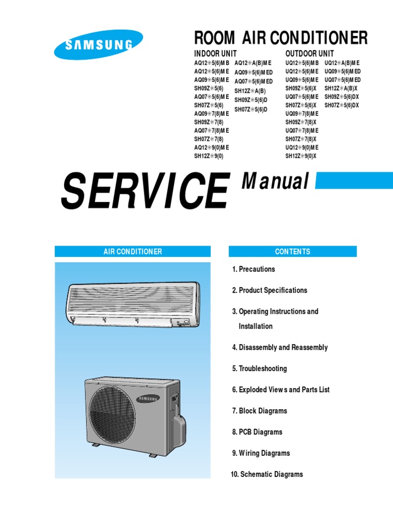 Array - samsung air conditioner service manual air conditioning soldering  rh scribd ...