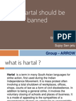 Why Hartal Should Be Banned: Group - ARROW
