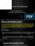 Economic Crisis in Pakistan