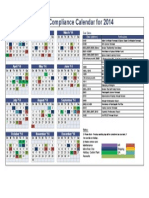 Compliance Calendar 2014