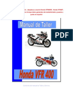 Manual taller Honda VFR400R VF400F RVF400