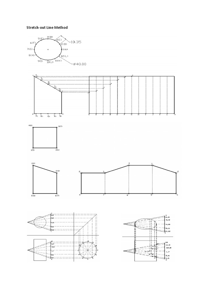 Stretch-Out Line Method | PDF