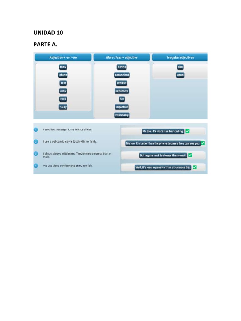 Unidad 10 Workbook Touchstone Resuelto | PDF