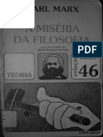 MARX, Karl - Miséria Da Filosofia