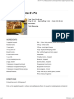 Vegetarian Shepherds Pie - Print