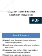 Pelayanan Islami Di Fasilitas Kesehatan Masyarakat
