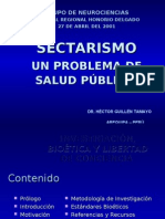 SECTARISMO UN PROBLEMA DE SALUD PUBLICA