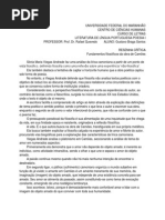 RESENHA CRÍTICA de Fundamentos filosóficos da obra de Camões - Sônia Maria Viegas Andrade