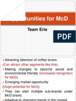 Opportunities of MCD