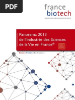 Download Panorama 2013 des Sciences de la Vie en France by FranceBiotech SN250388727 doc pdf