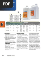 Hydraulic Fluids: Standard, Flame Out®, Biodegradable and Low Temp