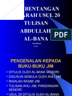 Pembentangan Syarah Usul 20 Tulisan Abdullah Al-Bana