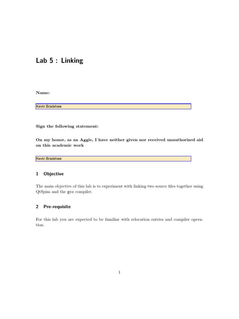 Lab 05 | PDF | Source Code | Instruction Set