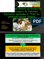 Evaluación de funciones ejecutivas en alumnos de primaria