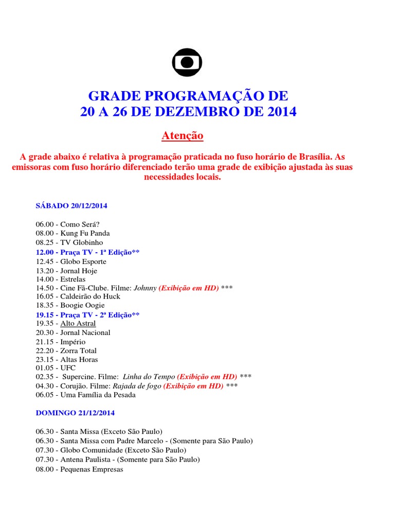 View Programação Globo Sábado Gif