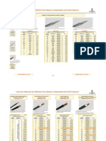 Lista de Precios Detallada Condumex