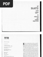 El Sujeto y La Ley. El Retorno Del Sujeto Reprimido | PDF