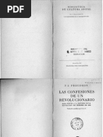 Proudhon Confesiones de Un Revolucionario