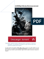 Visitantes 2014 DVDRip Pelicula Mexicana Torrent