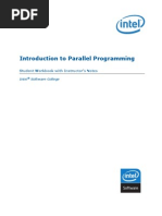 Introduction To Parallel Programming - Student Workbook With Instructor's Notes PDF